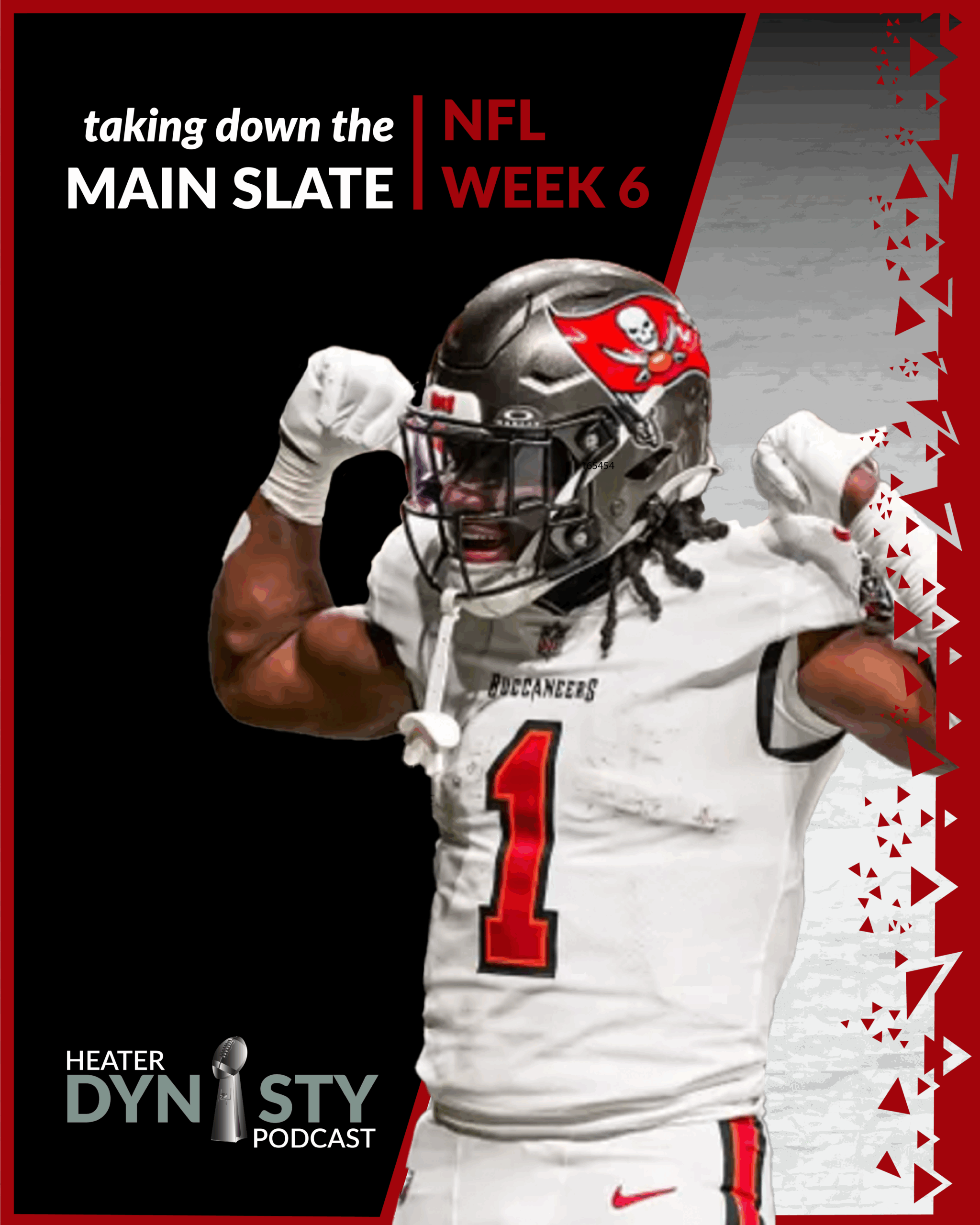 NFL Week 6 DraftKings DFS lineup strategy Heater Dynasty Podcast