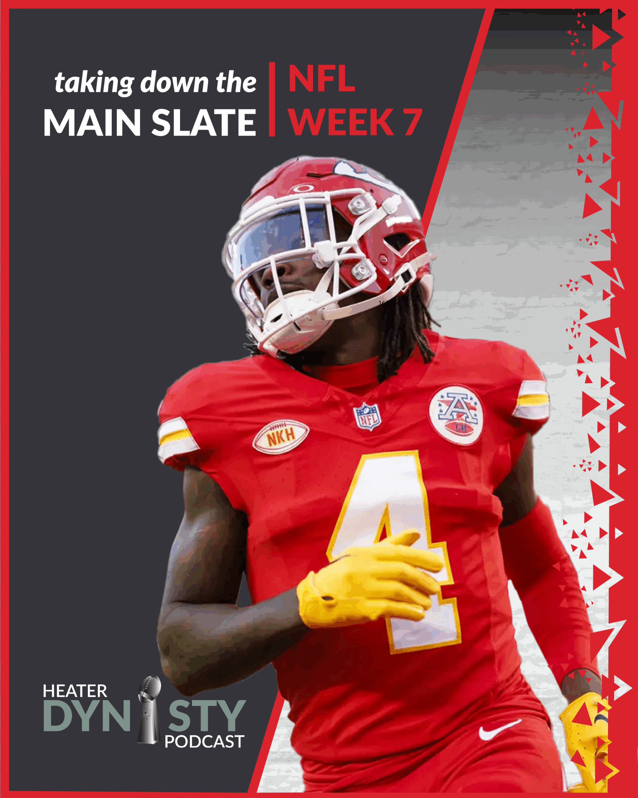 Eric Heater Week 7 DraftKings DFS breakdown and strategy guide for NFL daily fantasy football.