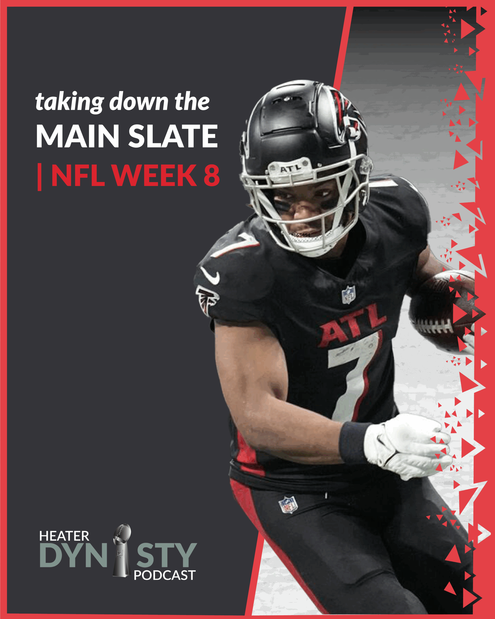 Eric Heater breaks down the NFL Week 8 DFS main slate on the Heater Dynasty Podcast, sharing top fantasy football picks and lineup strategies.