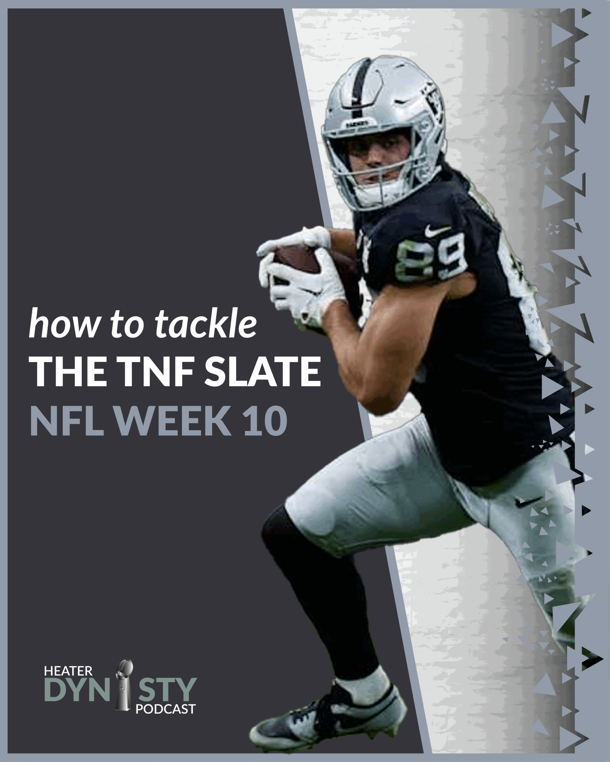 Eric Heater breaks down the NFL Week 10 DFS showdown between the Denver Broncos and Las Vegas Raiders, offering DraftKings strategy and fantasy football insights.